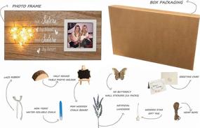 img 3 attached to 🎁 Sure Win-Win Thank You Gifts: Celebrate Unbreakable Bonds with Wedding, Friendship, and Sister Gifts - Perfect for Your BFF, Bestie, and Soul Sisters! Wooden Photo Frame Included.