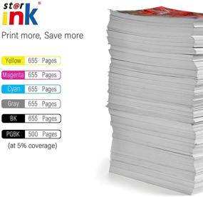 img 2 attached to 🖨️ High-Quality Replacement Ink Cartridges for Canon PGI 225 CLI 226 Pixma Printers - 18 Pack