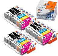 🖨️ high-quality replacement ink cartridges for canon pgi 225 cli 226 pixma printers - 18 pack logo