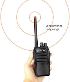 img 3 attached to 📞 Retevis RT21 Walkie Talkies: Long Range, Rugged Two Way Radios for Adults – Case of 5, Ideal for Commercial Construction, Warehouse Security and More!