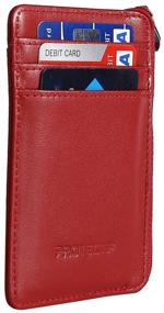 img 2 attached to RFID Blocking Sleeves Front Pocket Leather Wallet For Women