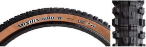 img 1 attached to Maxxis Unisex Adult Skinwall 🚲 Dual EXO Black Bicycle Tyres 29x2.40 61-622