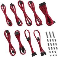 red modflex sleeved cable kit for evga g5 / g3 / g2 / p2 / t2 – cablemod e-series classic logo