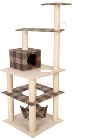 img 3 attached to Kitty Brownstone Cat Tower - A Matter of Cat, 62 inches