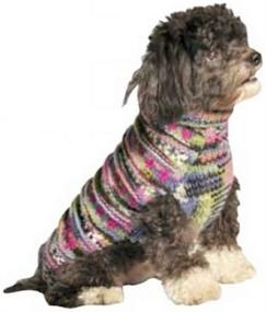 img 1 attached to 🐶 Stay Warm in Style with the Chilly Dog Purple Woodstock Small Dog Sweater