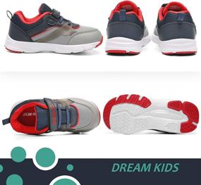 img 3 attached to Sneakers Comfort Breathable Lightweight Athletic Girls' Shoes in Athletic