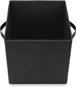 img 1 attached to Casafield Collapsible Fabric Storage Black