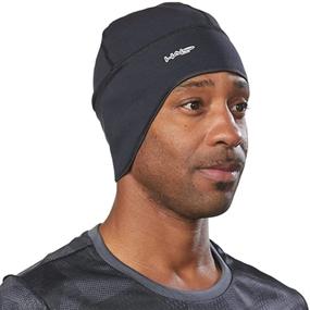 img 2 attached to 🧣 Black Halo Headband Skull Cap with Anti-Freeze Technology