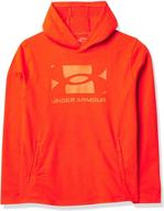 худи under armour boys' orange phoenix: высокий стиль и комфорт в спортивной одежде логотип