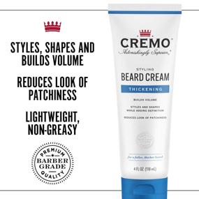 img 2 attached to 🏻 Cremo Thickening Beard Cream 4 Fl Oz - Styling Product