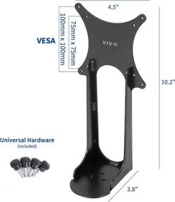 img 3 attached to 📺 VIVO Quick Attach VESA Adapter Plate Bracket for Samsung Monitors PX2370, S24B300EL, and More | MOUNT-SG001A