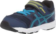 asics contend running cameo little girls' shoes and athletic logo