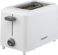 🍞 cool touch 2-slice white toaster ctp-2701w by courant логотип