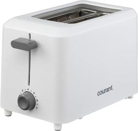 img 4 attached to 🍞 Cool Touch 2-Slice White Toaster CTP-2701W by Courant