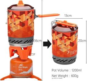 img 1 attached to 🔥 Fire Maple X2 Cooking System: Portable Backpacking Camping Stove & Pot with Piezo Ignition