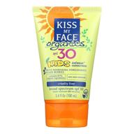 kiss my face organics sunscreen logo