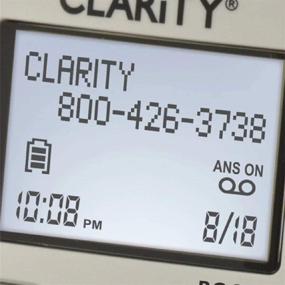 img 2 attached to 📞 Clarity D704 Amplified/Low Vision Cordless Phone with CID Display (40dB) - Enhance Your Phone Call Experience!