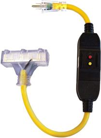 img 4 attached to 💡 ShockGuard Portable Extension Lighted 3 Outlet: Ultimate Safety and Convenience in One