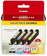 🖨️ canon cli-271 bk/cmy 4 color value pack: compatible with mg6820, mg6821, mg6822, mg5720, mg5721, mg5722, mg7720, ts5020, ts6020, ts8020, ts9020 - shop now! logo