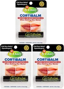 img 2 attached to 👄 3-Pack Cortibalm by Dr. Dan: Healing Lip Balm for Severely Chapped Lips - Effective for Men, Women, and Children with Dry, Cracked Lips