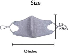 img 3 attached to TFTSR Washable Reusable Breathable Adjustable Women's Accessories for Scarves & Wraps