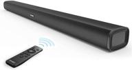 🔊 sakoobs 37-inch sound bars for tv: bluetooth soundbars with 4 built-in speakers, wireless home audio soundbar, optical/aux/rca connection logo