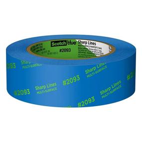 img 1 attached to 🎨 Premium ScotchBlue Sharp Lines Multi-Surface Painter's Tape, 1.41 inches x 60 yards, 2093 – Top Quality 1 Roll Tape