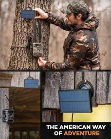 img 2 attached to 🔋 Enhance Your Trail Camera Power with CREATIVE XP 2021 Solar Panel Kit - Waterproof 12V Charger and 2400mAh Rechargeable Lithium Battery - Perfect for Hunting Cameras