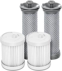 img 4 attached to 🔍 Enhance Performance: JORAIR Replacement Filter Kit for Tineco A10/A11 Vacuums - 2 Pre Filters & 2 HEPA Filters Included