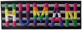 img 4 attached to 🌈 Express Your Pride with the LGBT Human Retro Love Patch: An Embroidered Badge for Ironing or Sewing