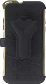 img 2 attached to 📱 ZIZO Bolt Series iPhone 8 Plus Case with Military Grade Protection, Glass Screen Protector, Holster - Desert TAN CAMO Green