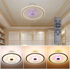 img 1 attached to 🌬️ XIYUN Ceiling Fan with Lights: Remote Control, Dimming, and Multi-Functionality for Optimal Comfort and Ambience