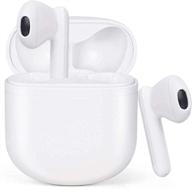 🎧 improved ipx7 waterproof bluetooth earbuds, latest 2021 version, true wireless earbuds, 30h cyclic playtime, touch control headphones with charging case and mic, high-quality stereo sound headset for workout, running, and travel logo
