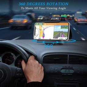 img 2 attached to 📱 JOYEKY Cell Phone Holder for Car: 360° Rotate Magnetic Mount for iPhone, Samsung, GPS Devices & More