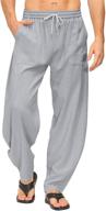 comfort pants elastic viking summer men's clothing for sleep & lounge logo