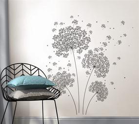 img 1 attached to Dandelion Breeze WallPops WPK1751: Beautiful and Easy-to-Apply Wall Applique