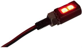 img 3 attached to 🔴 Enhance Visibility with PilotLights 12 Volt DC Instrument Panel and Post Light - Red LED, 12VDC