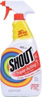 shout laundry stain remover triple acting logo