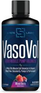 💪 siren labs vaso-vol liquid muscle pump volumizer - powerful pre workout for men to elevate workouts with enhanced vascularity and performance (mixed berry) logo
