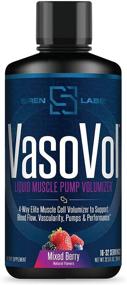 img 4 attached to 💪 Siren Labs Vaso-VOL Liquid Muscle Pump Volumizer - Powerful Pre Workout for Men to Elevate Workouts with Enhanced Vascularity and Performance (Mixed Berry)