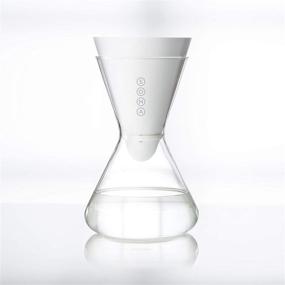 img 4 attached to Soma 6-Cup Glass Carafe Plant-Based Water Filtration System, White