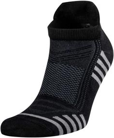 img 3 attached to 🎋 Bamboo Striped Athletic Socks: Breathable, Absorbent, and Performance-Enhancing