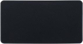 img 1 attached to 📱 Enhanced Super Sticky Anti-SlipMat Car Dashboard Sticky Pad Adhesive Mat - Black Mat 27 x 15cm - Perfect for Glasses, GPS, Cell Phones, Coins, Keys, and Accessories (Pack of 2)