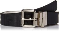 👦 calvin klein boys' reversible belt with stylish embossed lines logo