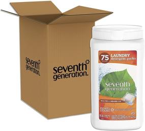 img 2 attached to 🍊 Seventh Generation Fresh Citrus & Sandalwood Scent Laundry Detergent Packs - 75 Count