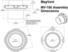 img 3 attached to 💨 Enhanced Magnetic Dryer Vent Coupling - MagVent MV-180