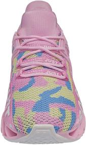 img 2 attached to 👟 Collaborative Development of Non-Slip Women's Running Shoes: Athletic Tennis Sneakers for Sports & Walking