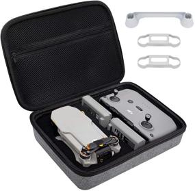 img 4 attached to Durable Waterproof Carrying Case for DJI Mini 2 Drone and Accessories - Secure Storage Bag for Travel