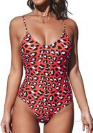 cupshe womens cutout double swimsuit logo