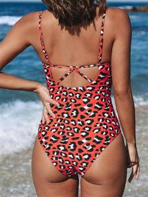 img 2 attached to CUPSHE Womens Cutout Double Swimsuit